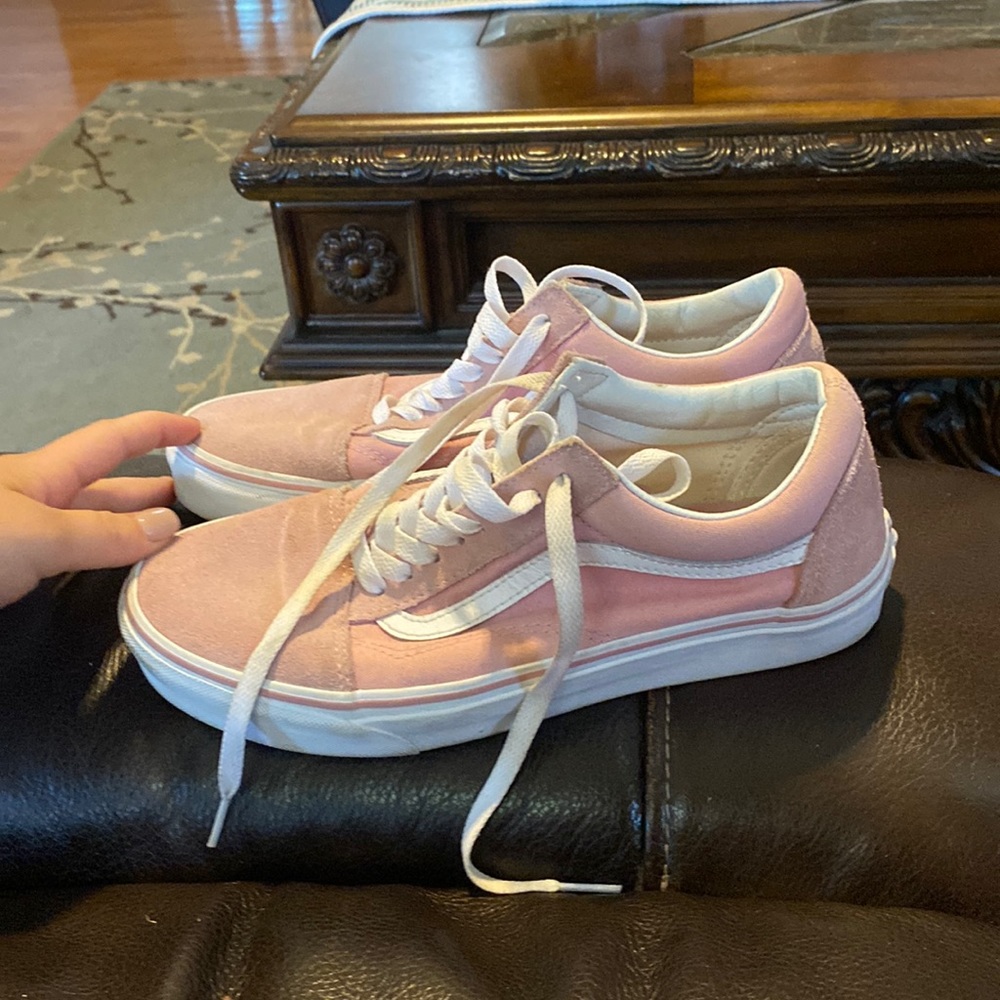 Pink vans, barely worn